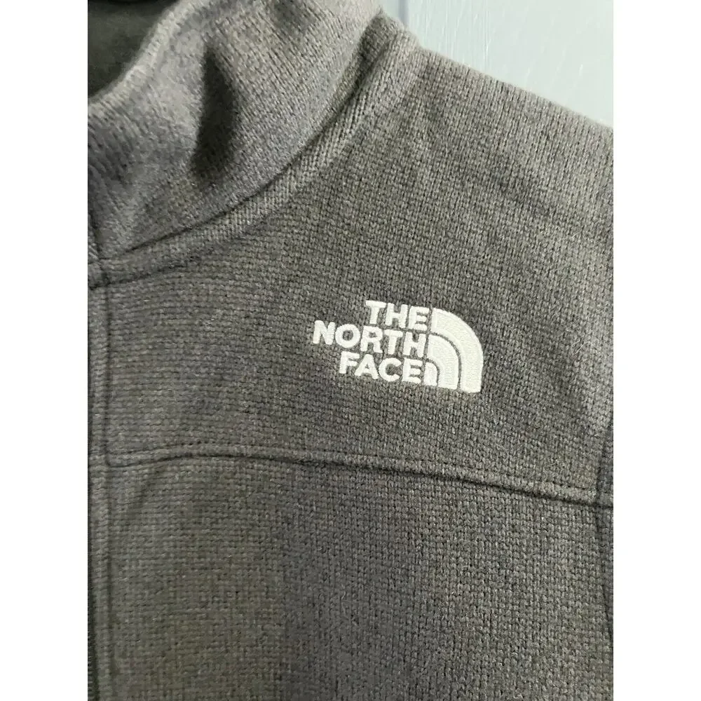 The North Face Gordon Lyons Vest Jacket Full Zip Heather Black Men Sz L NWT